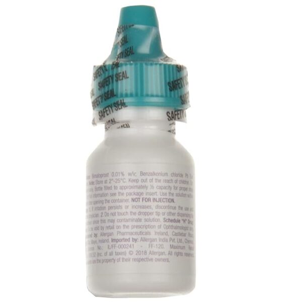 Lumigan 0.01% - Bottle of 3 ml Solution