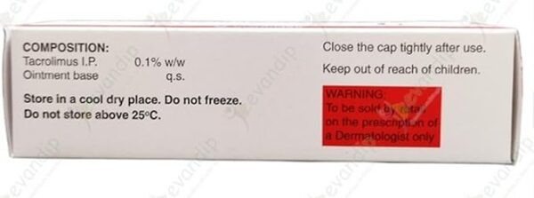 Tacroz Forte XL Ointment (Tacrolimus 0.1% w/w oint)