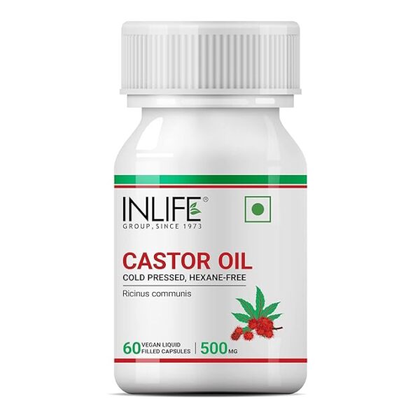 Castor Oil 500mg Capsules