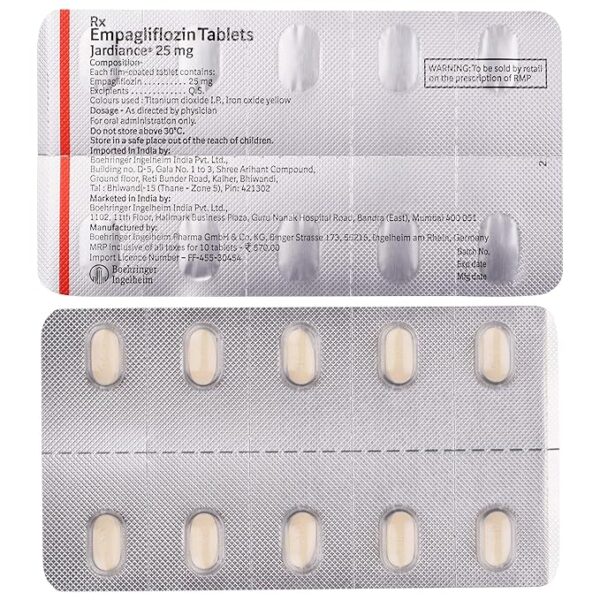 Jardiance 25 MG (Empagliflozin)