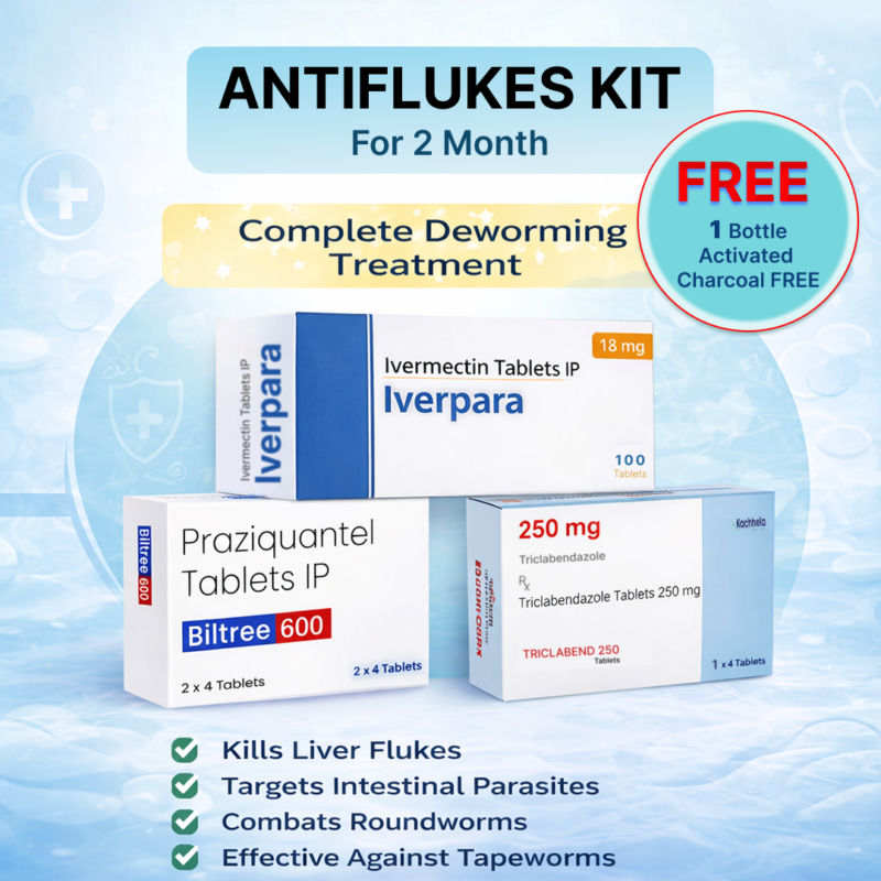 Anti Flukes kit (For 2 months)