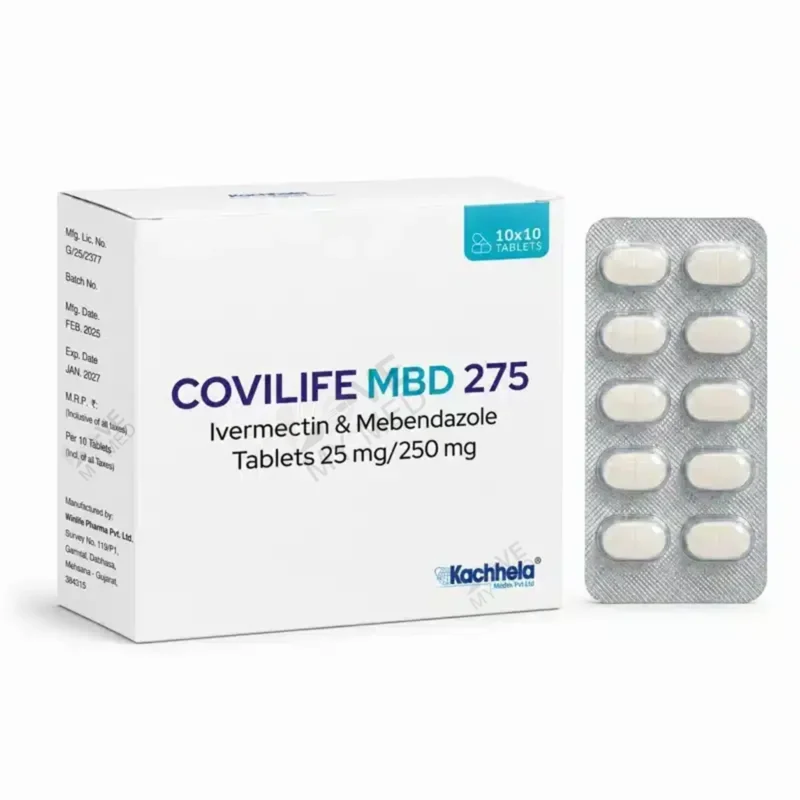 Covilife MBD 525 Ivermectin And Mebendazole Tablets 25mg