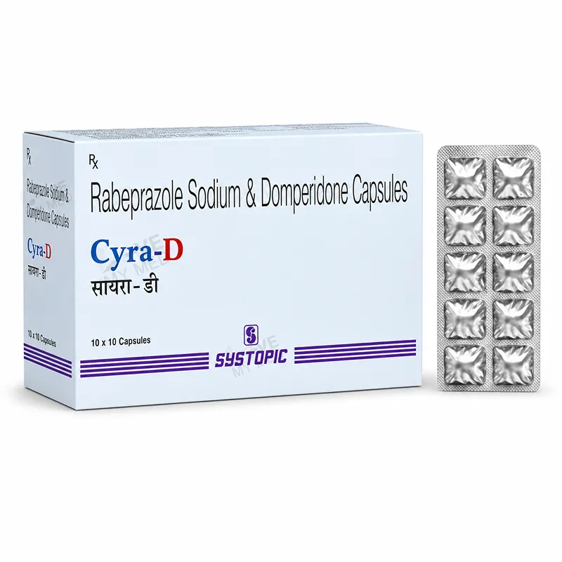 Cyra-D (Domperidone 30mg + Rabeprazole 20mg)