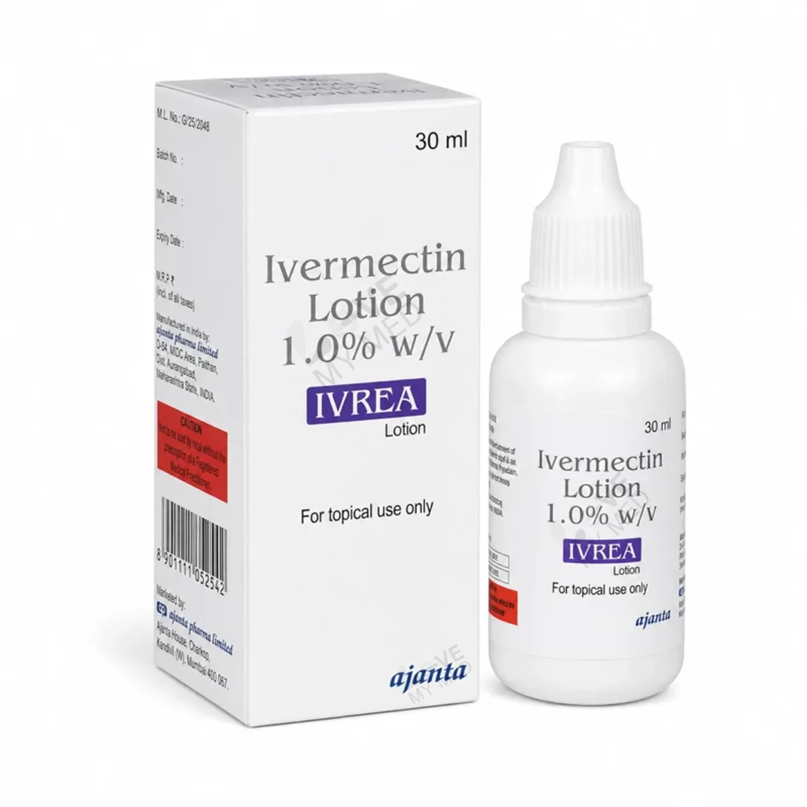 Ivrea 1% lotion (Ivermectin 1% lotion)