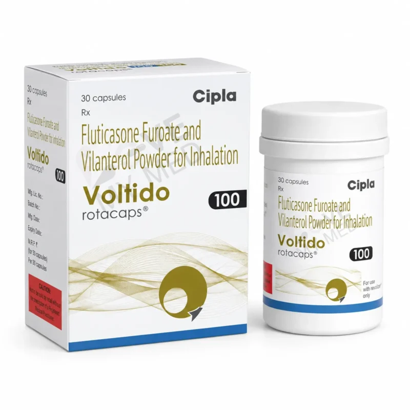 Voltido 100 MCG ( Fluticasone & Vilantrol )
