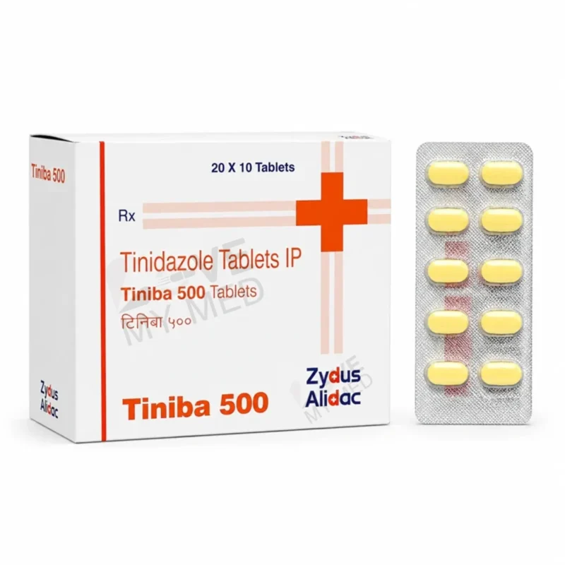 Tinidazole 500mg Tablet (Tiniba 500)
